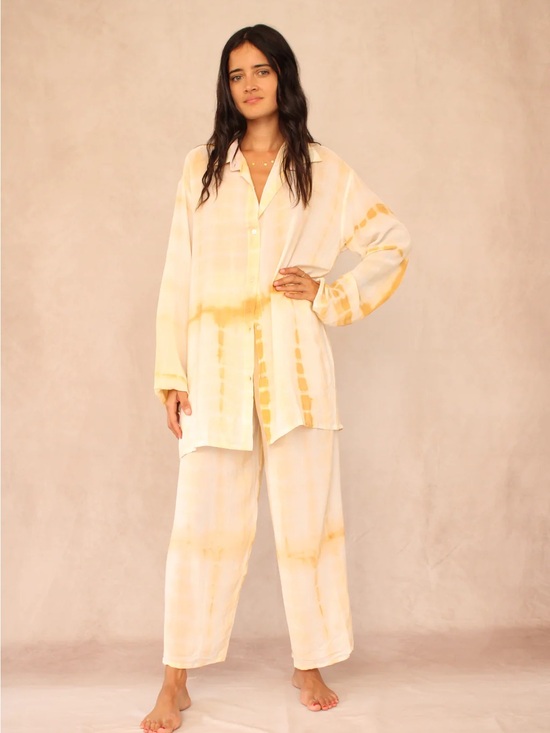 sunchasers Pants - 100% Silk SUNCHASERS Shibori set